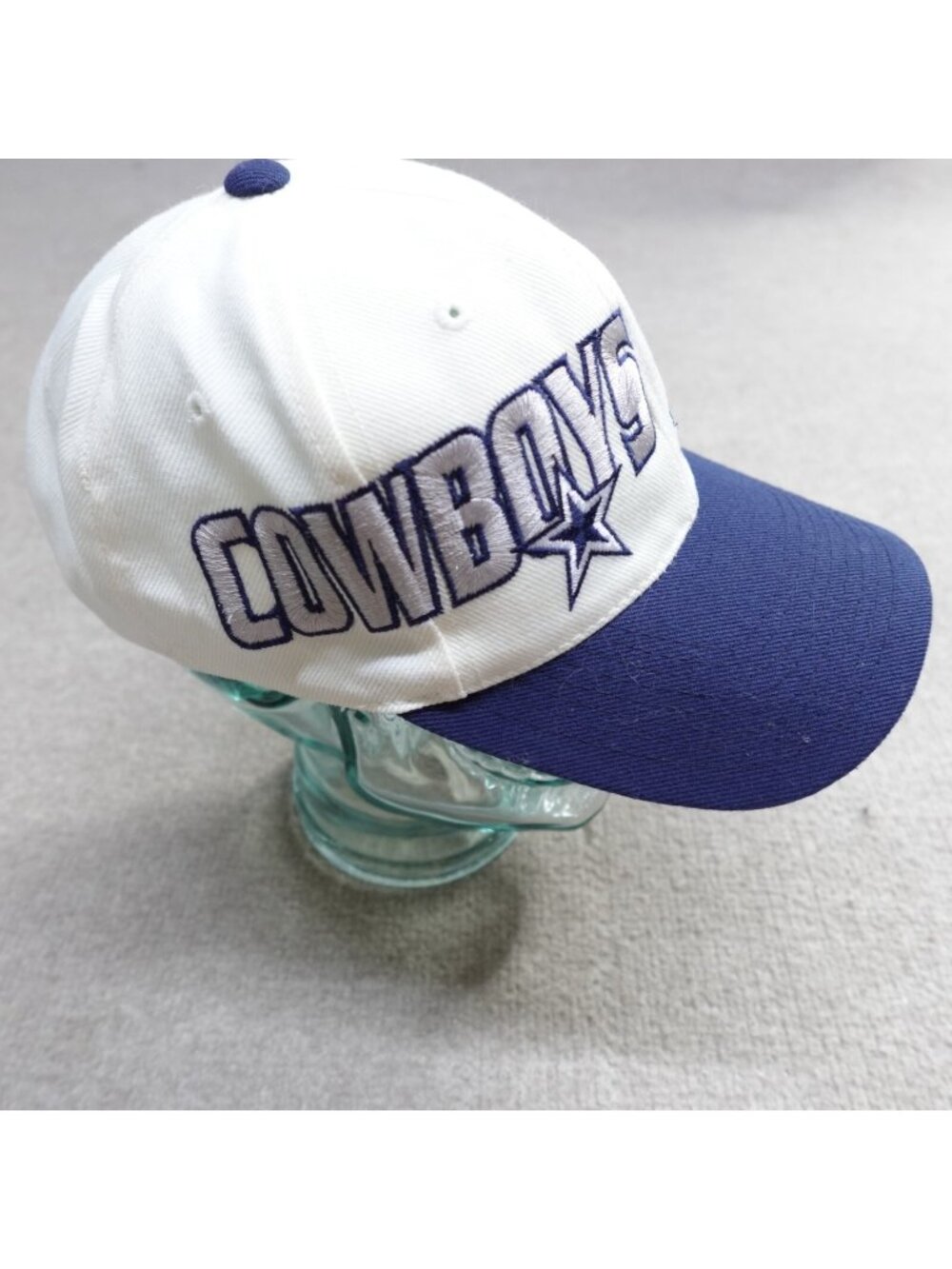 Vintage Dallas Cowboys Hat Blue White Embroidered Snapback Sports Specialties